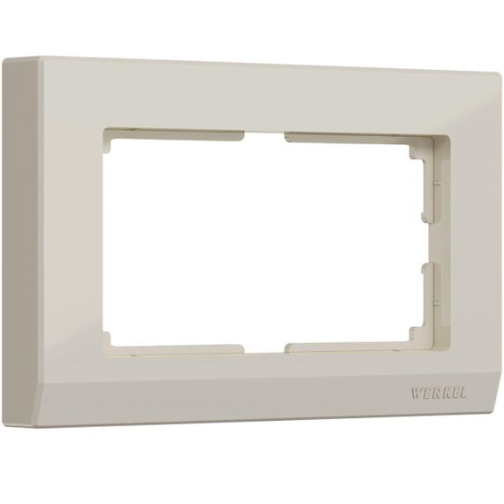 Рамка Werkel Stark для двойной розетки слоновая кость W0081803 4690389162077