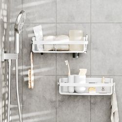 Органайзер для душа Flex Adhesive, белый