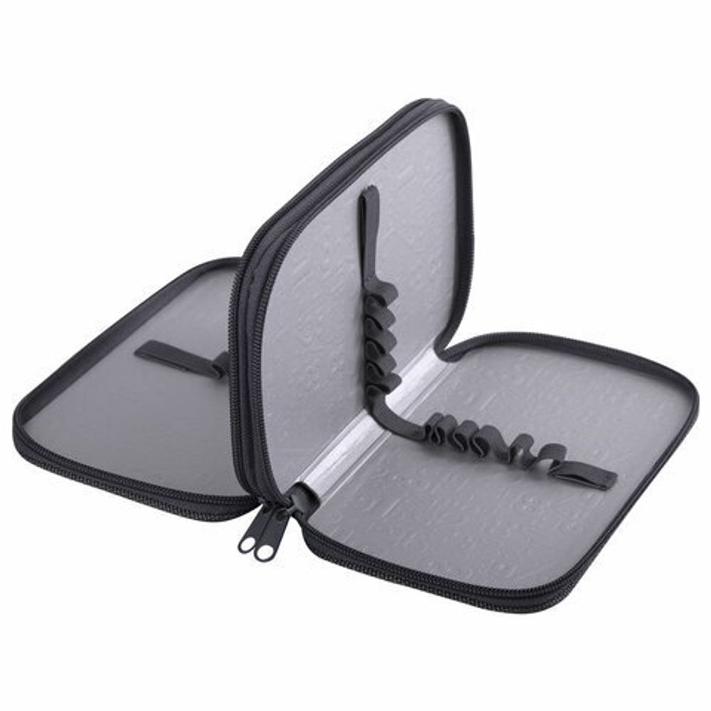 Пенал ЮНЛАНДИЯ, 2 отделения, ламинированный картон, конгрев, 19х11 см, "Soccer ball", 270888