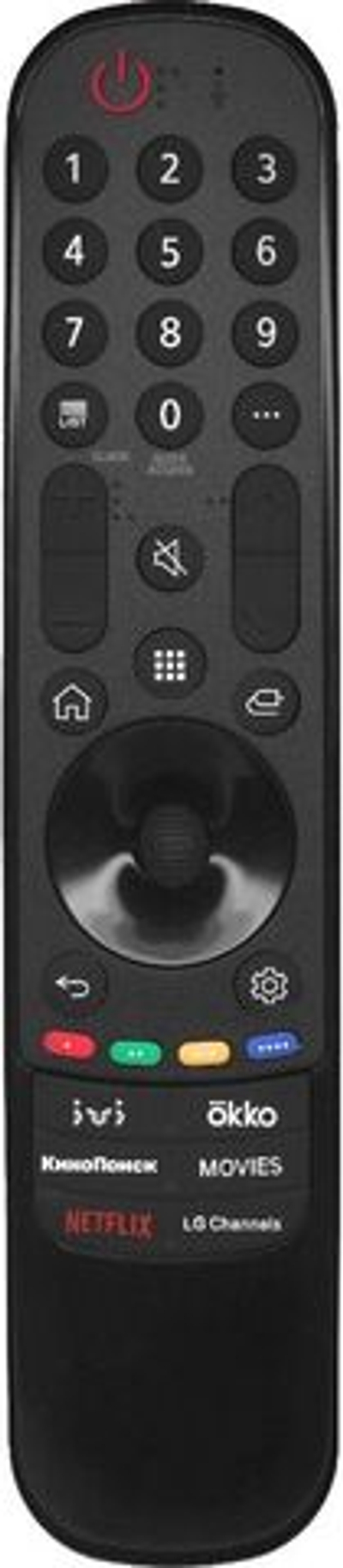 Пульт MR21GA-IR-RU универсальный пульт для LG на ик сигнале ( без голоса)