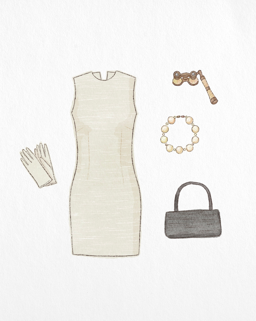 Платье Anora молочное