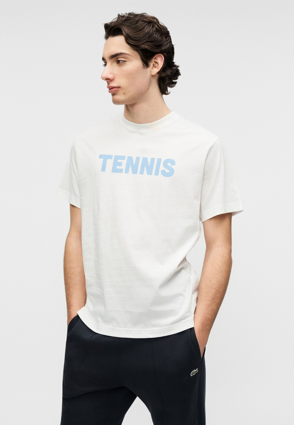 Lacoste Футболка с принтом - Молочный (LA222O0IO-A11)