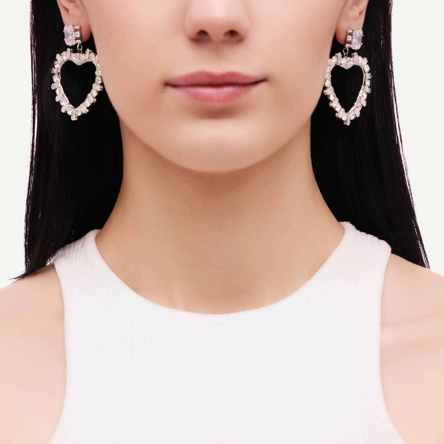 Серьги Statement Hearts Earrings