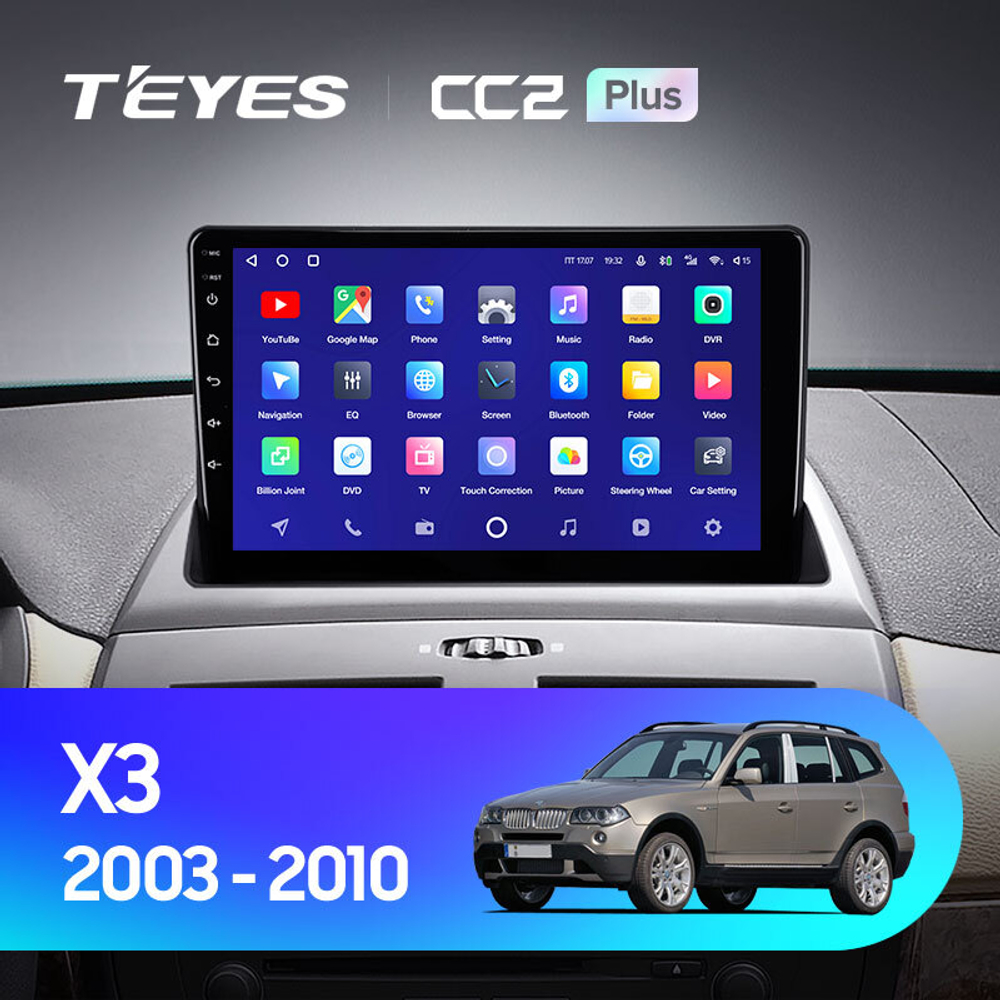 Teyes CC2 Plus 9"для BMW X3 E83 2003-2010