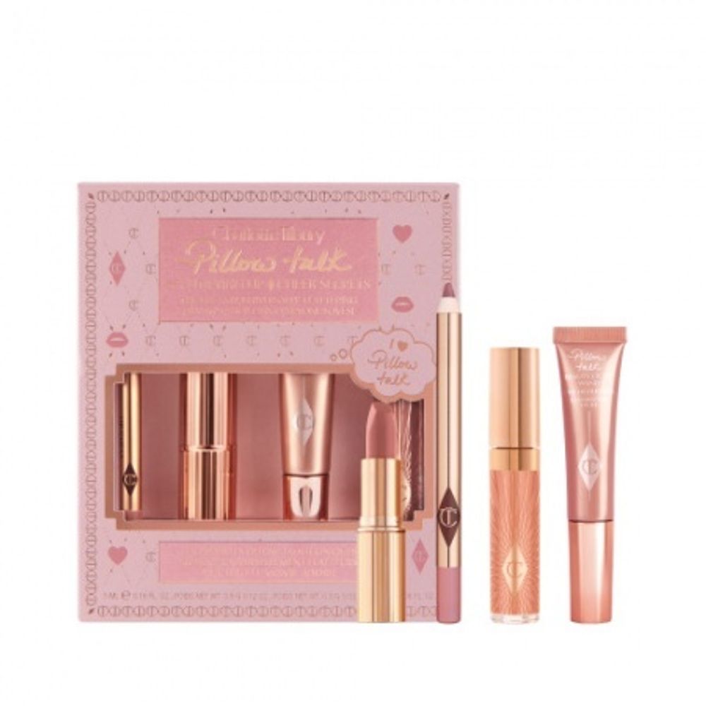 Набор "Секреты украшения губ и щек" Charlotte Tilbury Pillow Talk Lip & Cheek Secrets Set