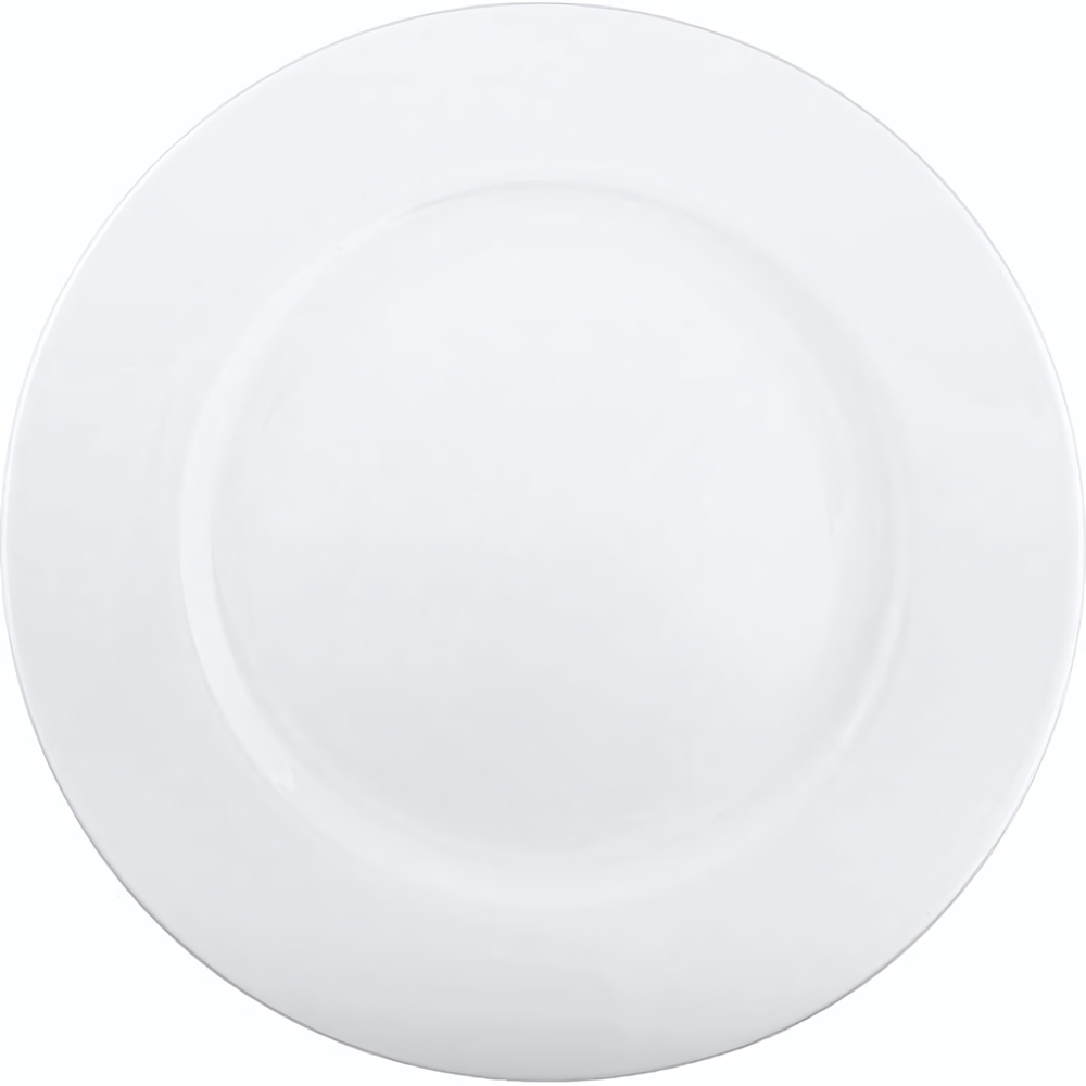 Тарелка «Белая» Классик;фарфор;D=270,H=23мм;белый (Цвет: белый)