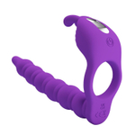 Лиловая насадка для двойного проникновения Blackney (Цвет: лиловый)