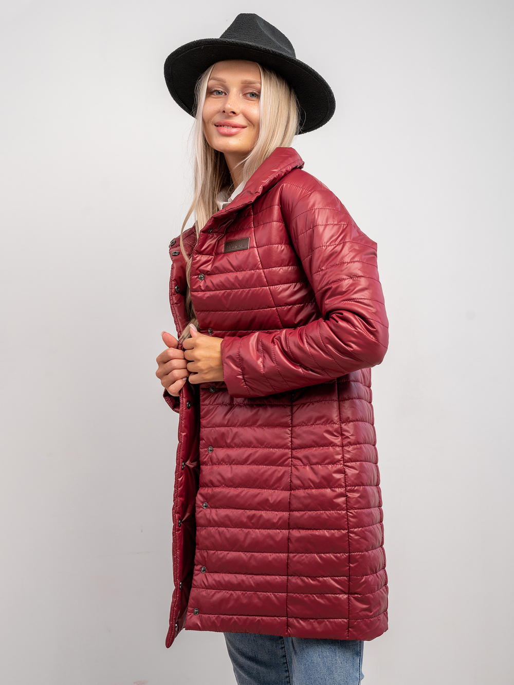 Полупальто "Сити" бордо