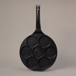 СКОВОРОДА AGNESS "FLOWER STORY" ДЛЯ ОЛАДИЙ С АНТИПРИГАР.ПОКРЫТИЕМ ДИАМЕТР=26.5 СМ