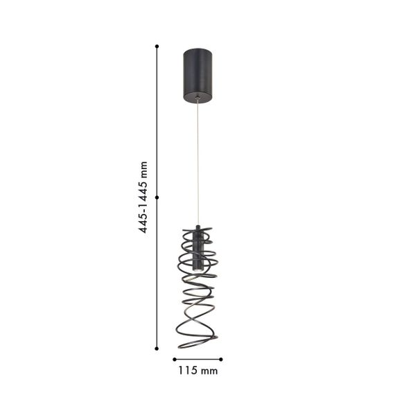 Подвесной светодиодный светильник Favourite Fontes 4555-1P