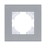 Рамка 1-постовая, стекло серый Kollinger Reflex MG RM1GY