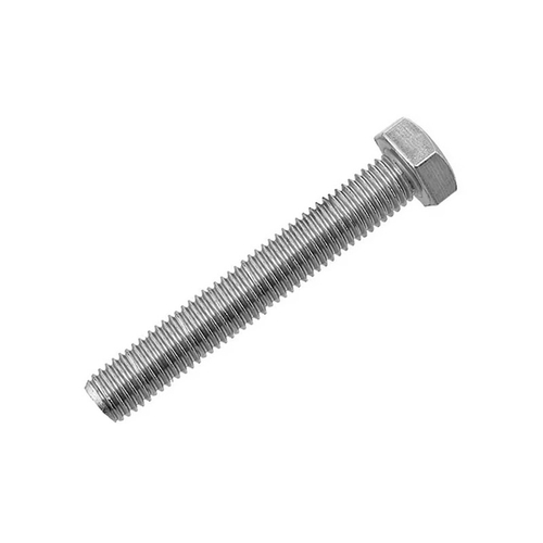 Болт 6х90 мм класс прочности 8.8 DIN 933 полная резьба, оцинкованный