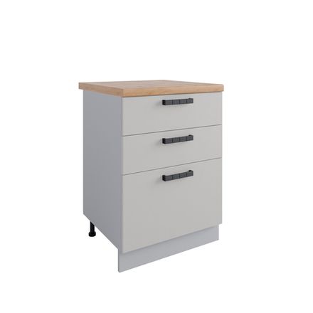 Кухня Модуль СЯШ 600 Ройс Бежевый Скин