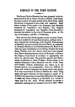 Second Book of Sanskrit: Being a Treatise on Grammar, with Exercises | Ramkrishna Gopal Bhandarkar