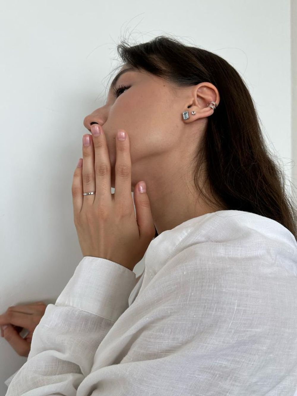 Серьги Crystal Classic с голубым топазом