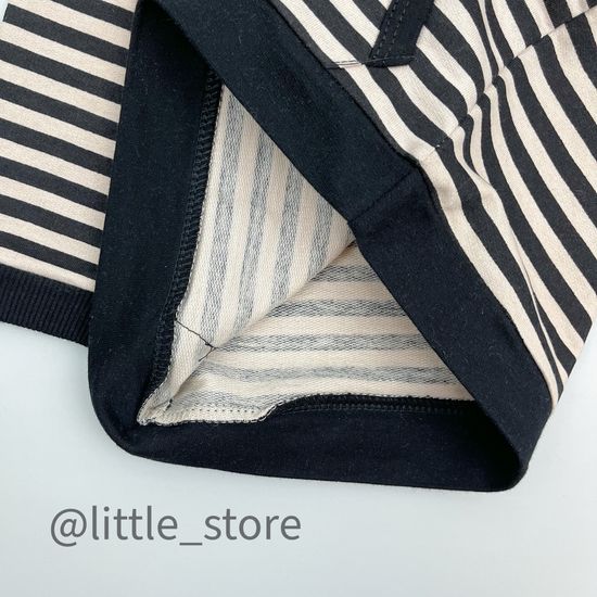 Худи из футера(тонкого) "Медвежонок" черный/бежевый