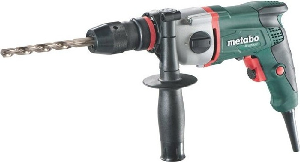 Дрель безударная сетевая METABO BE 600/13-2 (БЗП) двухскоростная 600383000