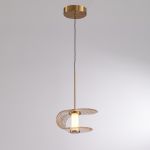 Подвесной светильник MD24020901-1A gold/cognac