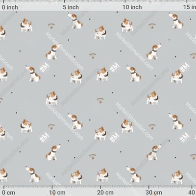 Собачки на сером by maniamantellina 370 DPI