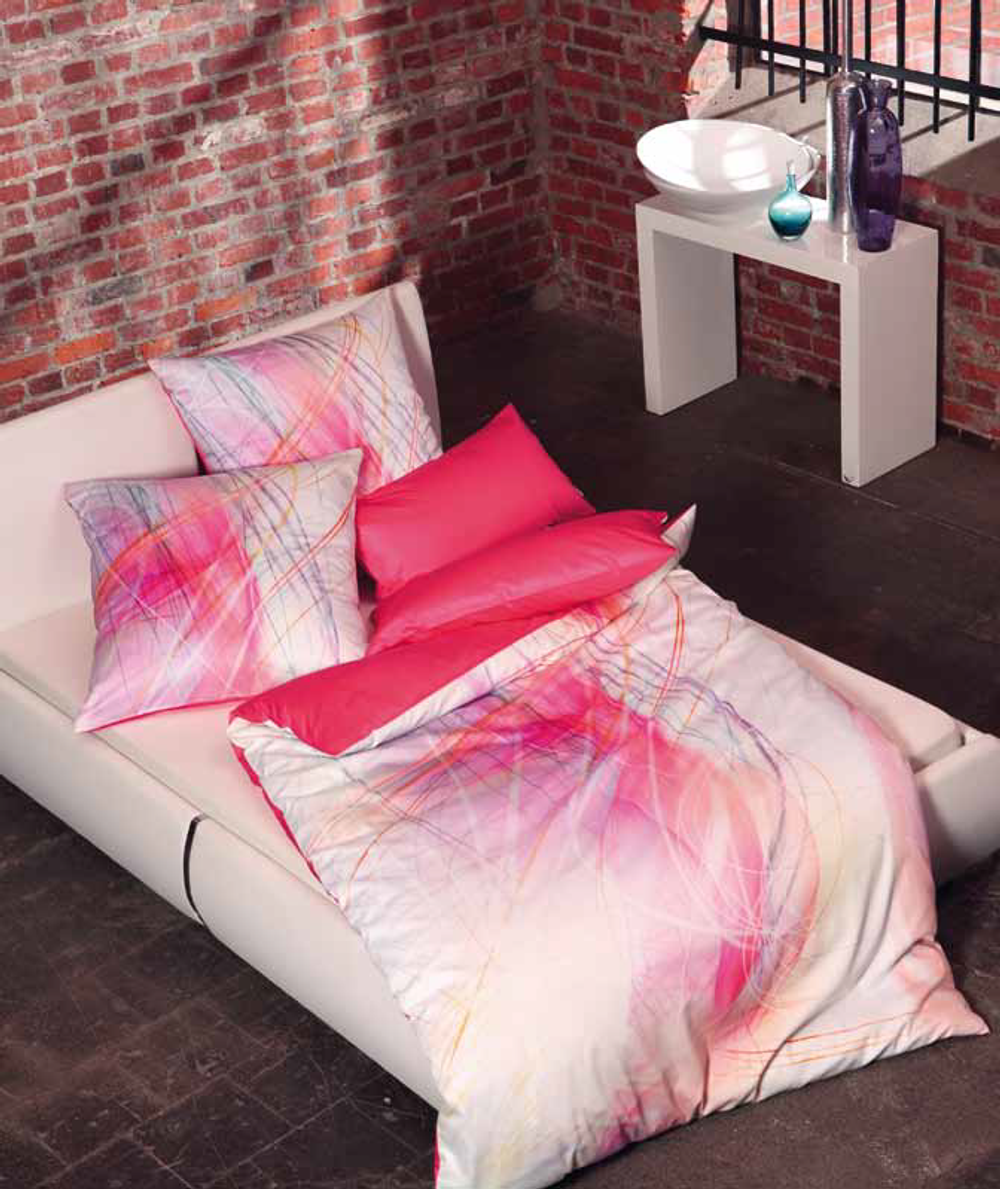 Постельное белье 1.5 спальное Estella Airbrush розовое