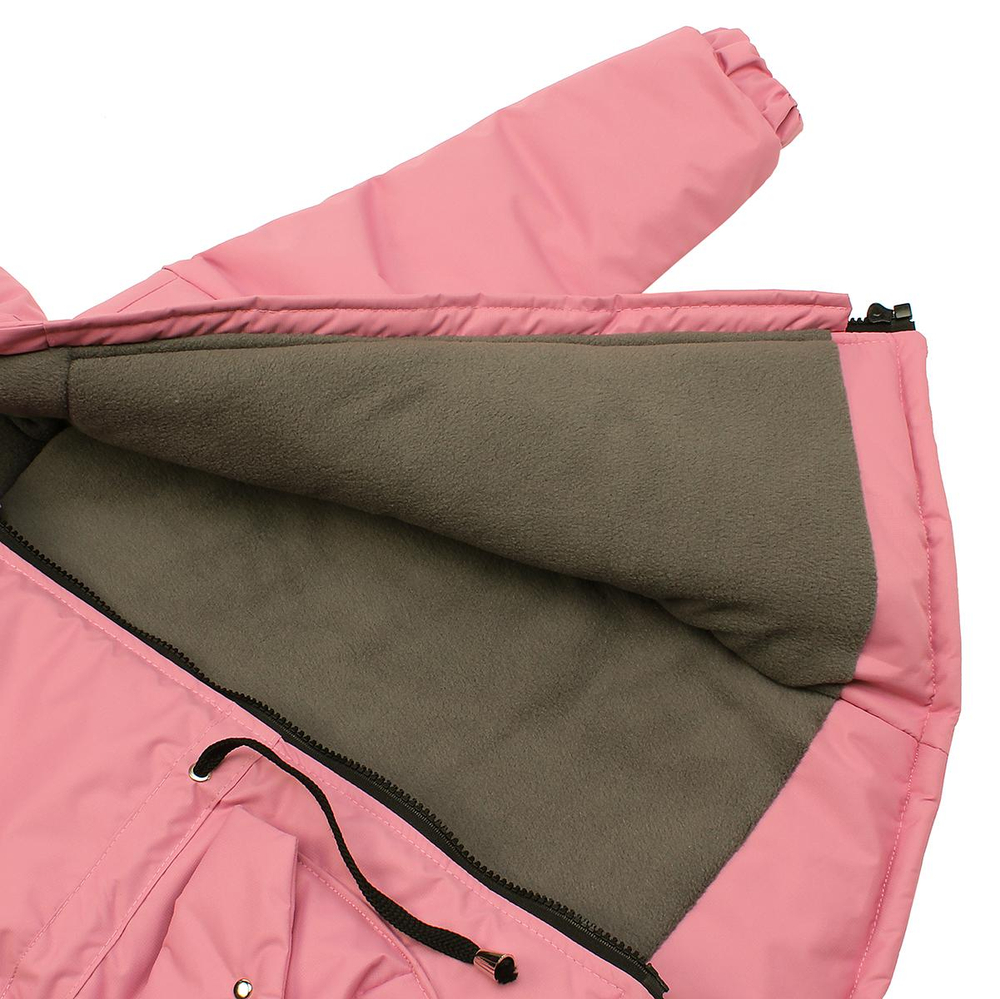 Парка для девочек 2701-07 мембрана р.104-110 роз. (Ириска)