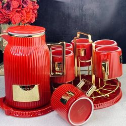 Lenardi 106-177 Чайный сервиз 10пр. 270 мл в под.уп.(х4)Фарфор