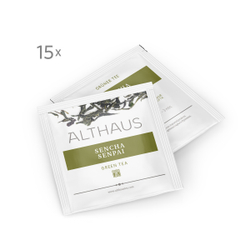 Чай зеленый Althaus Sencha Supreme Senpai в пирамидках, 15 шт