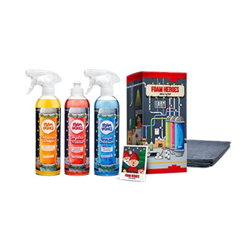 Foam Heroes новогодний подарочный набор лимитированной автокосметики New Year Kit 2026