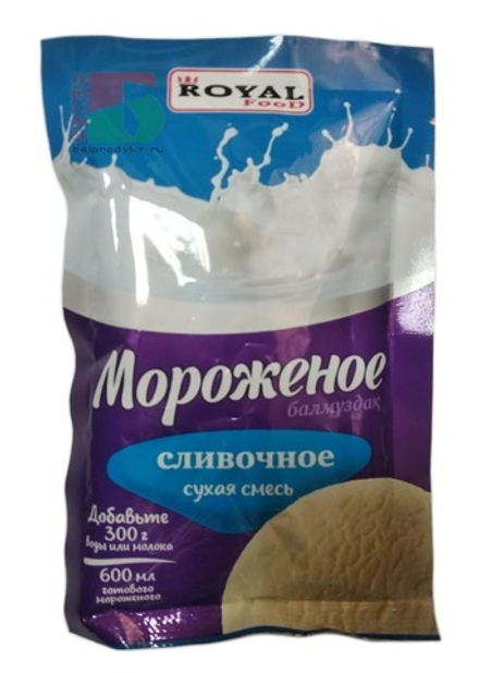 Мороженое Сливочное сухая смесь 100г. Royal Food