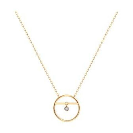 Колье из золота с фианитами