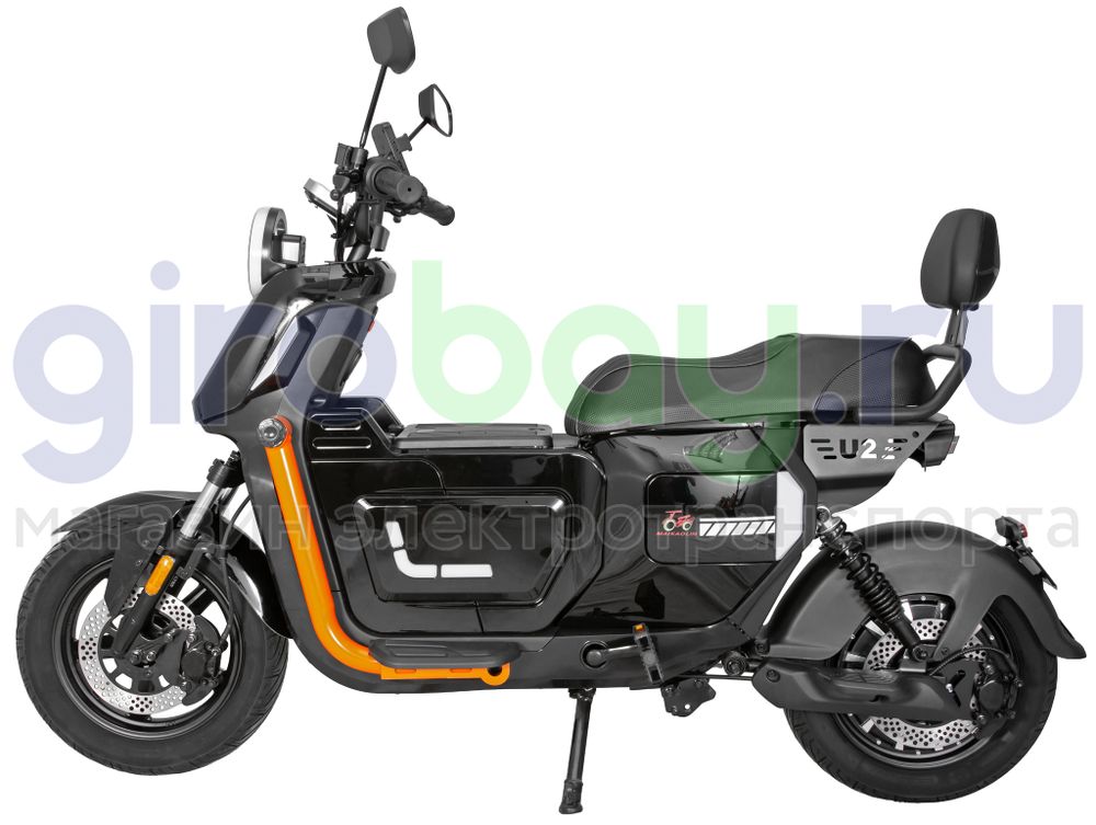 Электроскутер MAIKAOLIN U2 PRO 1500W (60V/40Ah) - Чёрный фото №7