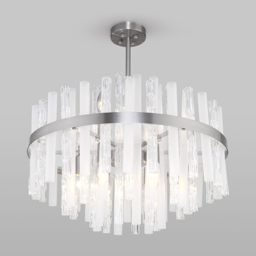 Потолочная люстра Умный дом 367/9 Smart никель