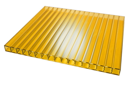 Поликарбонат 4 мм, 10 лет, желтый