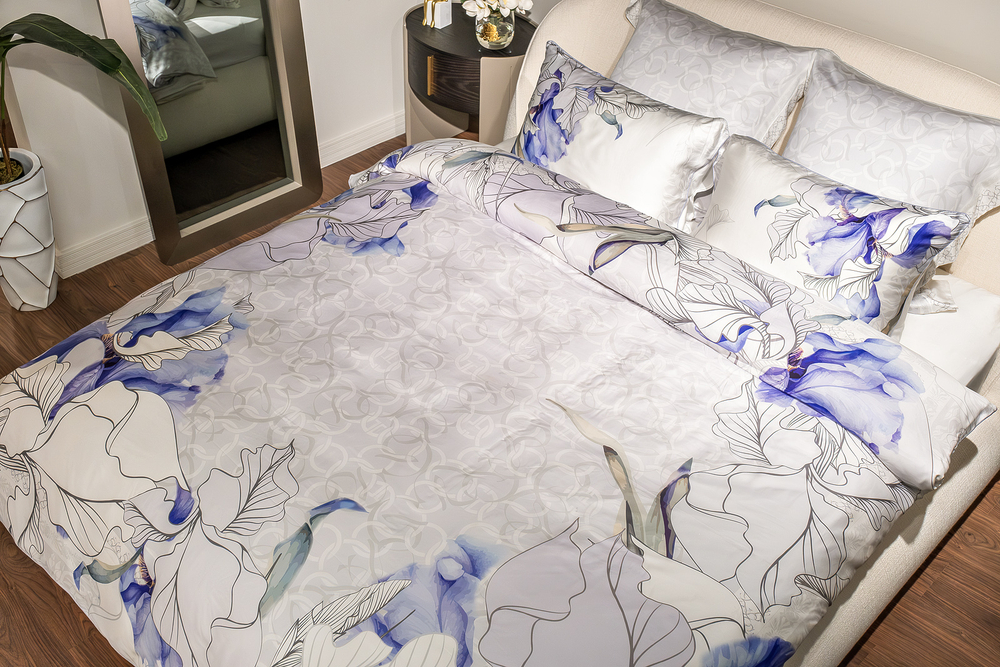 Простыня тенсель белая 240x250 Garda Decor