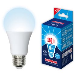 LED-A60-16W-NW-E27-FR-NR Лампа светодиодная. Форма A. матовая. Серия Norma. Белый свет 4000K. Картон. ТМ Volpe