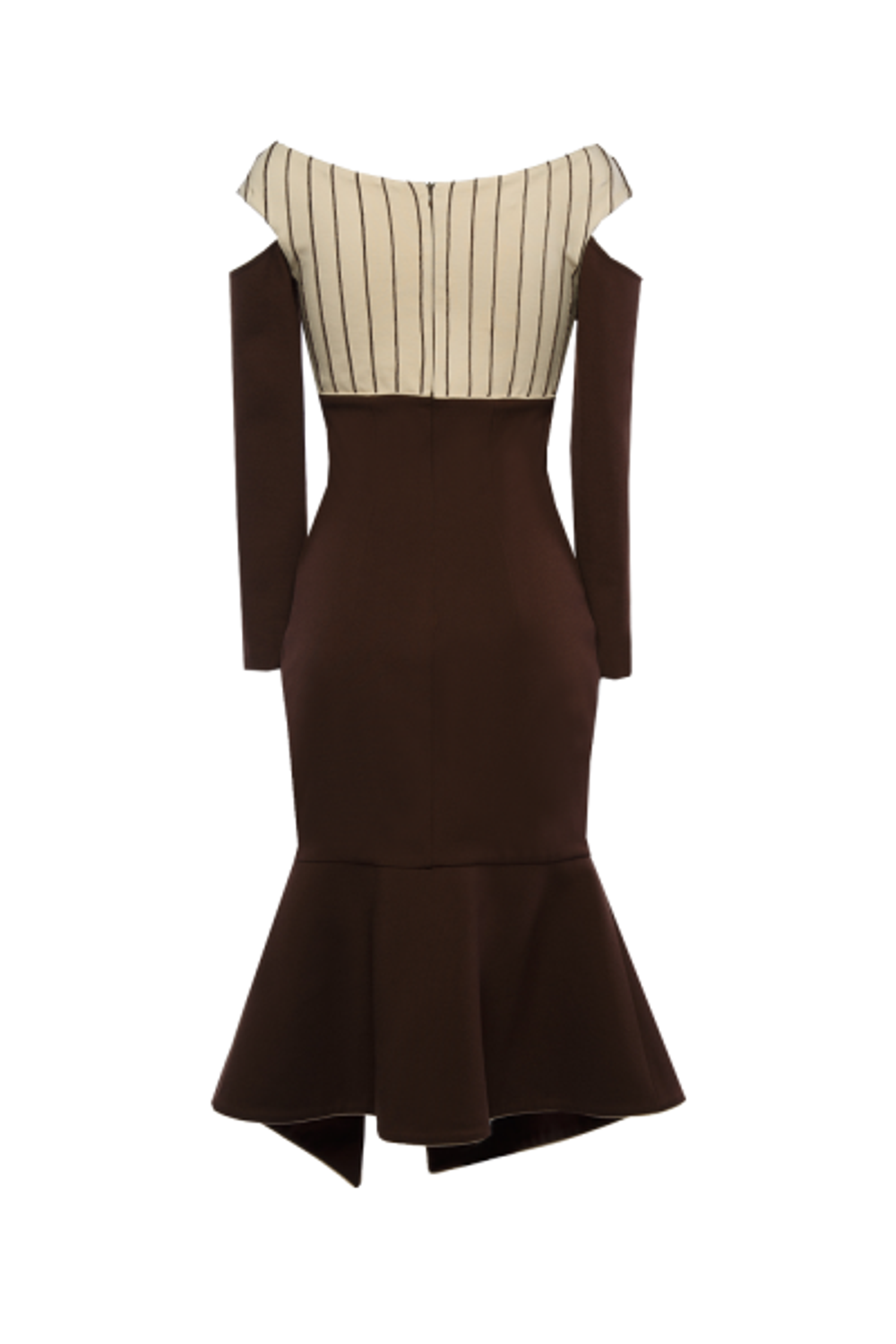 Платье с ассиметричным воланом 12-18FW