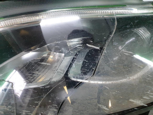 Битая Фара левая Mercedes GLC X253 (2015-2019) LED