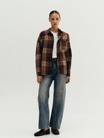 Рубашка в крупную клетку