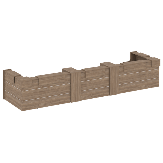 Onix Ресепшн O.R-K-38 Дуб Аризона 6522*1768*1187