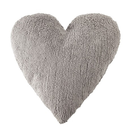 Подушка Lorena Canals Heart Light Grey (50 x 45 см)