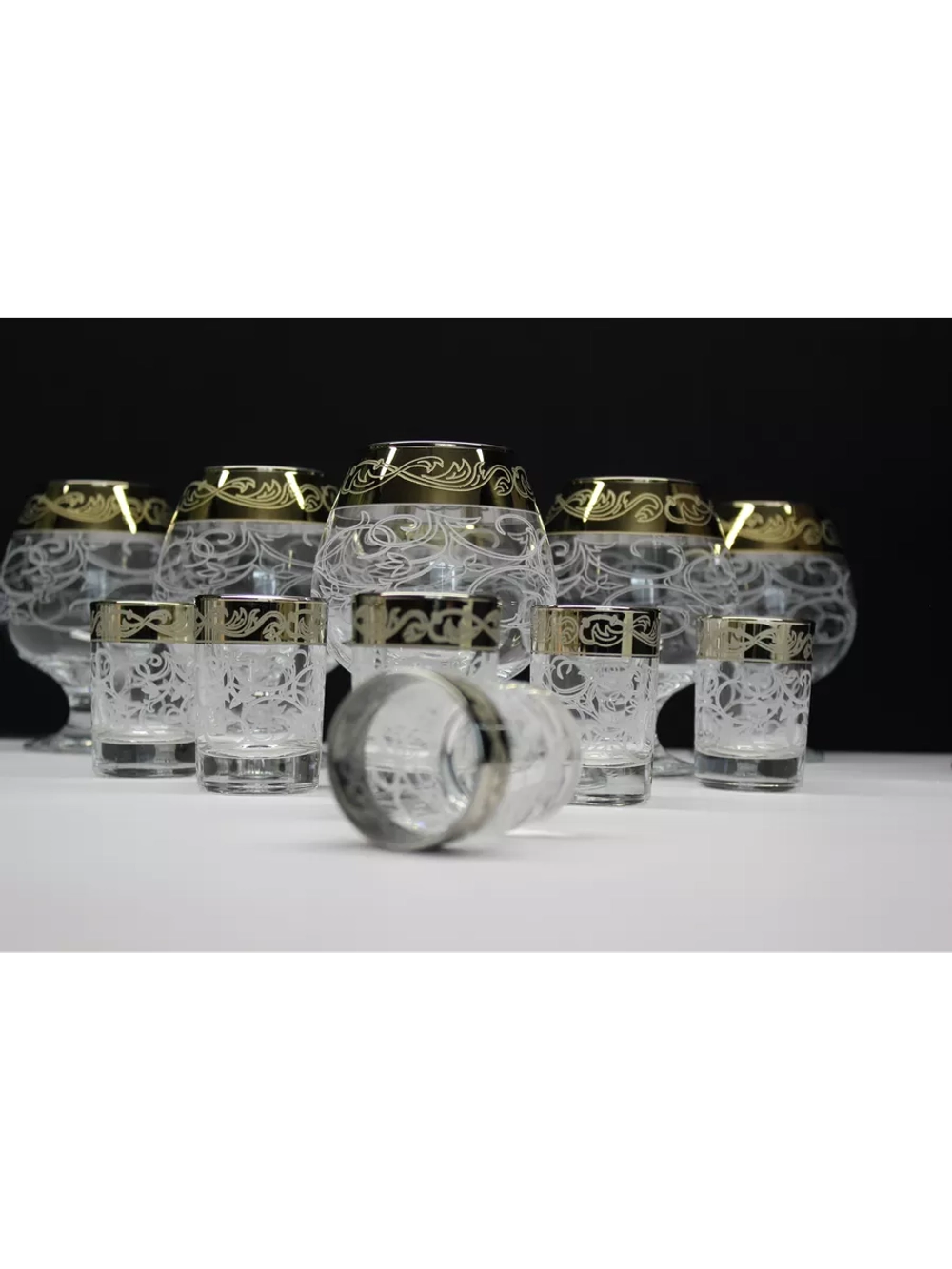 Подарочный набор фужер и стопки