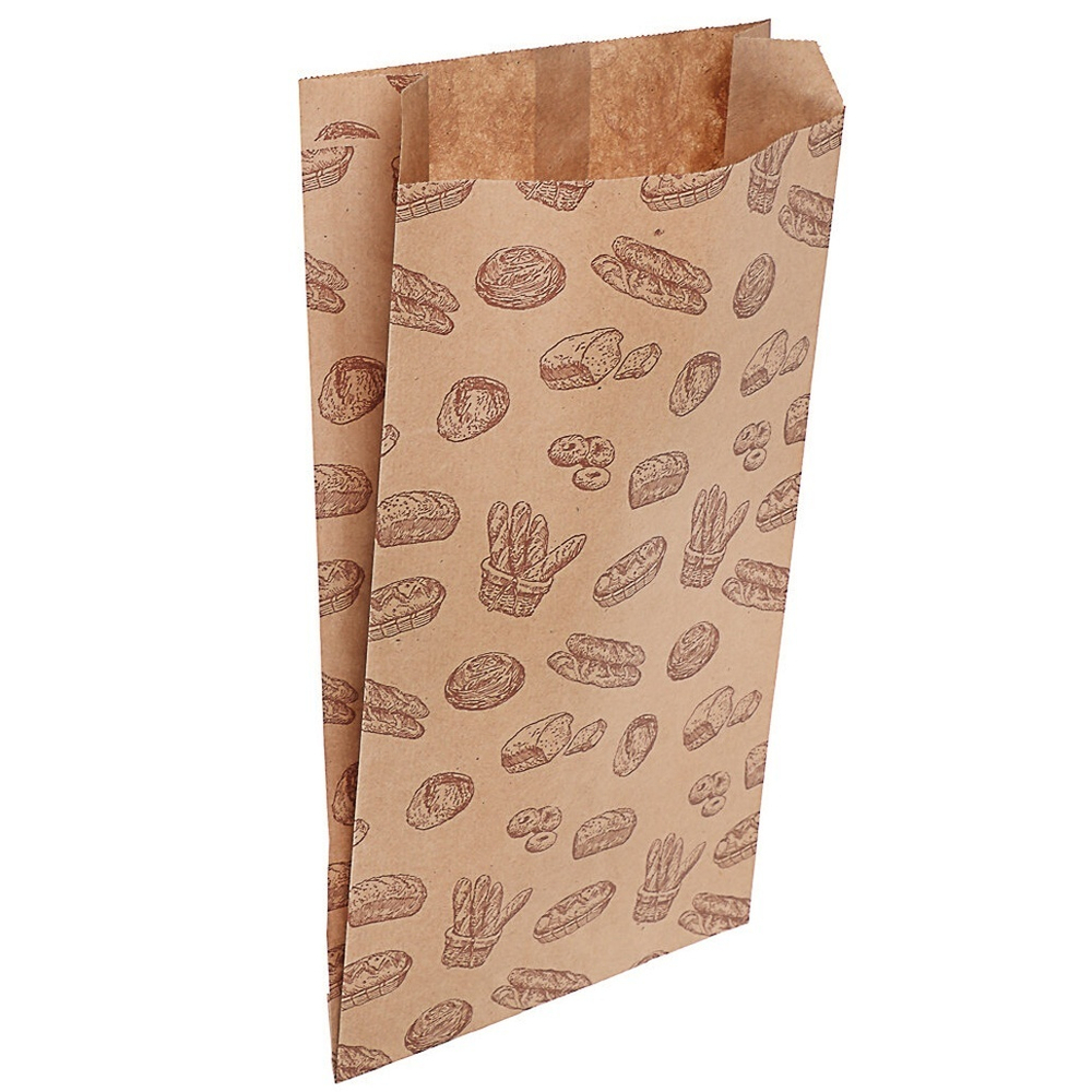 Пакеты бумажные для завтраков V-дно 30шт 14*25см VETTA