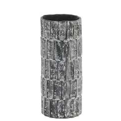 Arisa черная ваза из папье-маше, 31 см