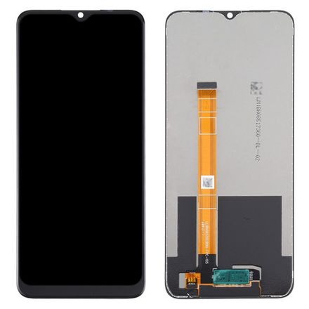 Дисплей для Realme C25/C25s / Narzo 50A в сборе с тачскрином Черный - (ORG)