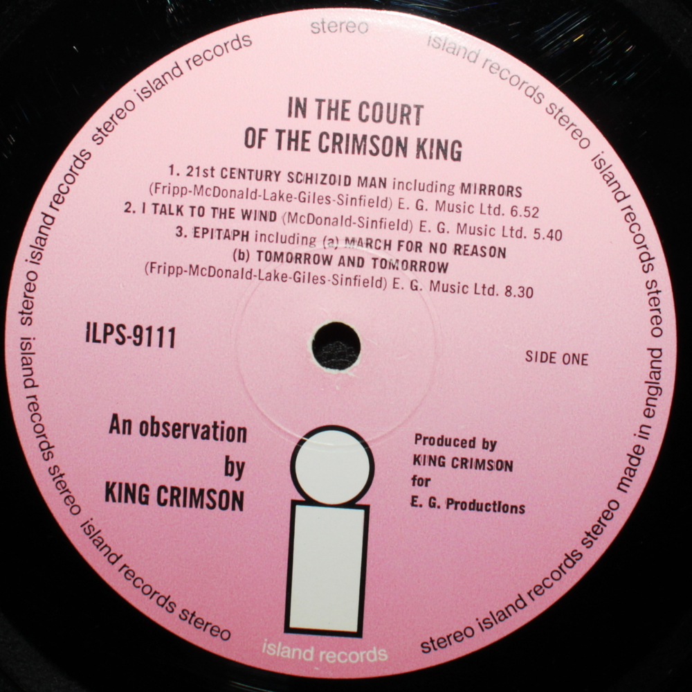 King Crimson / In The Court Of The Crimson King (An Observation By King Crimson)(LP)