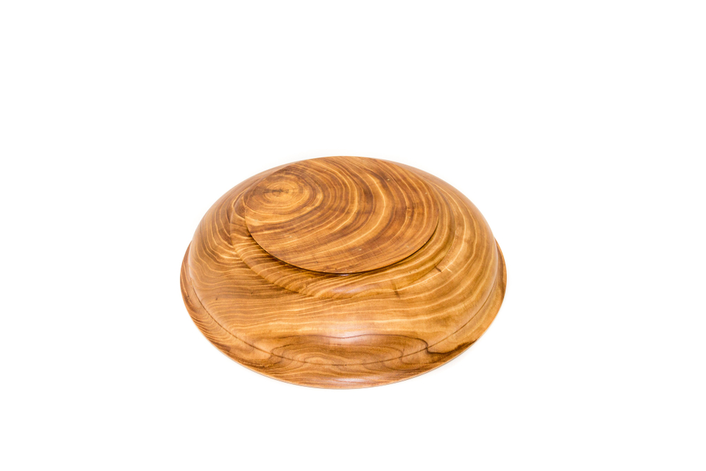Деревянная тарелка Art of Siberia из древесины вяза 34 см. T25