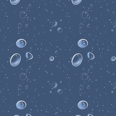 Пузыри и камни на темно-синем