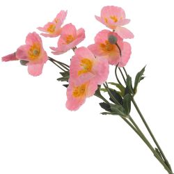 GAEM Цветок искусственный "Мак", L15 W8 H66 см