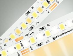 Ambrella Светодиодная лента с регулировкой температуры света GS4151 2835 240Led /18W m/ 24V IP20 CCT 3000-650 LED Strip 24V GS4151