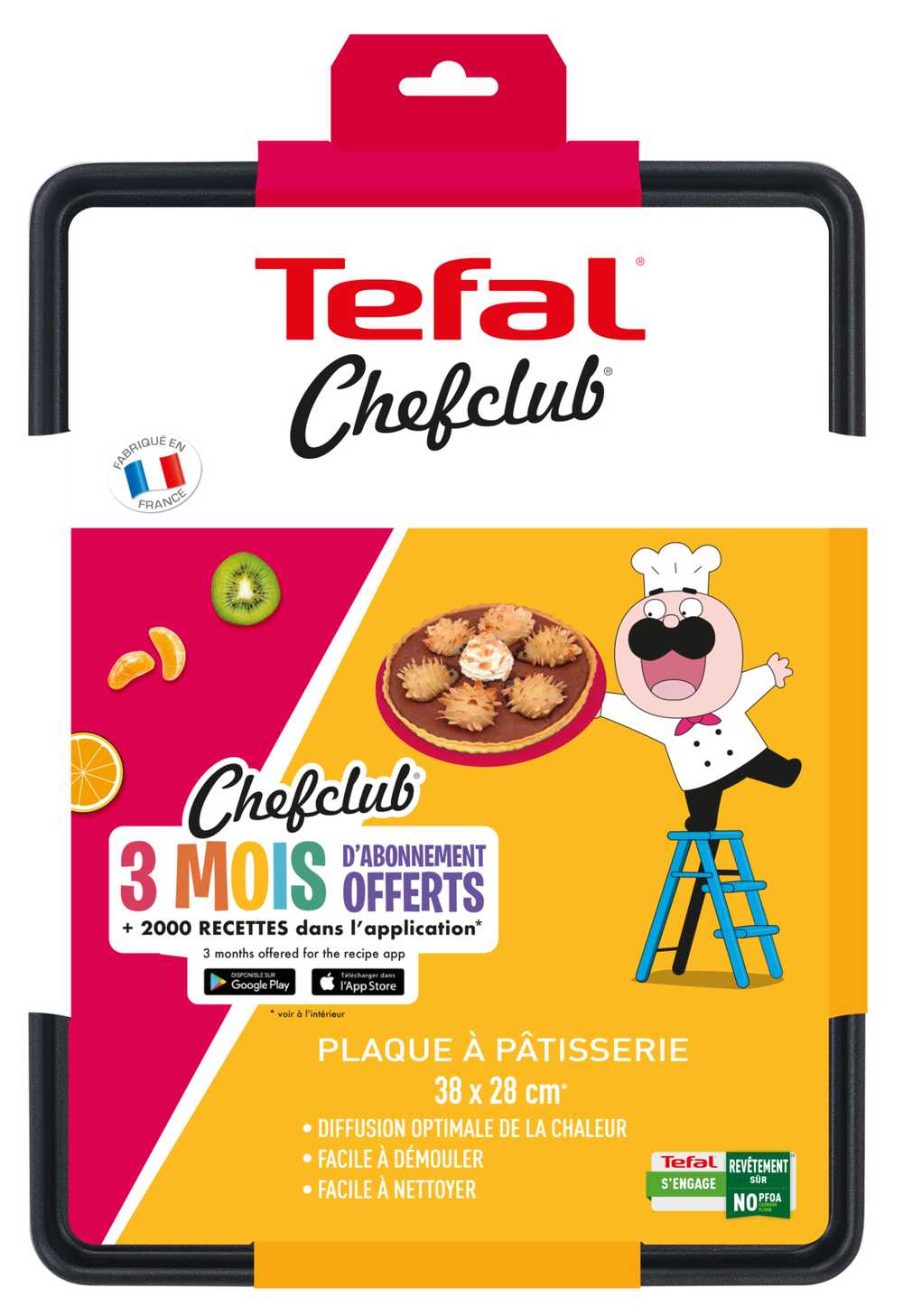 Противень Tefal ChefClub 38x28 см J5657002